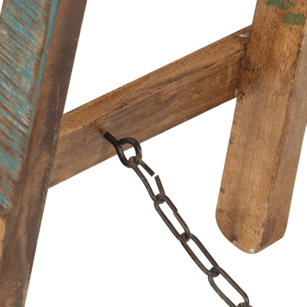 Lampada da Terra Multicolore E27 in Legno Massello di Mango
