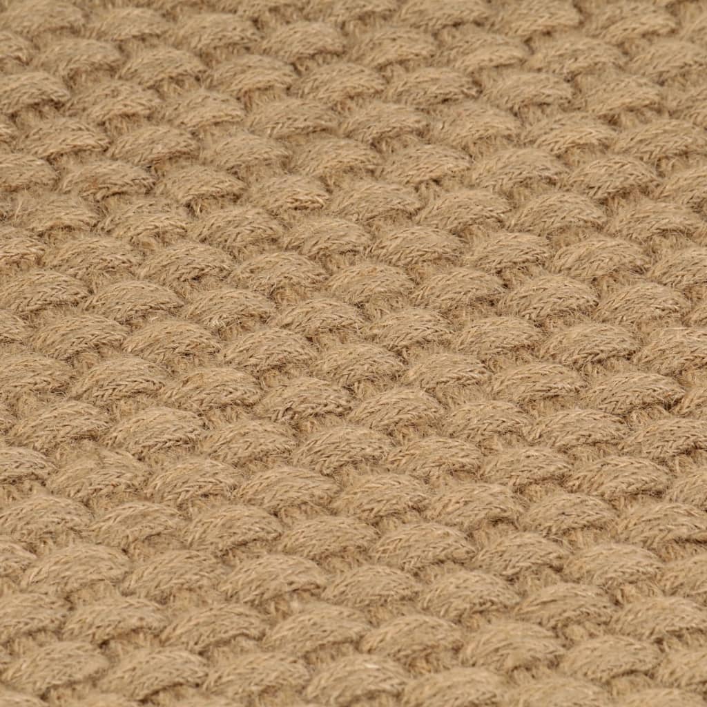 Tappeto Rettangolare Naturale 160x230 cm in Juta