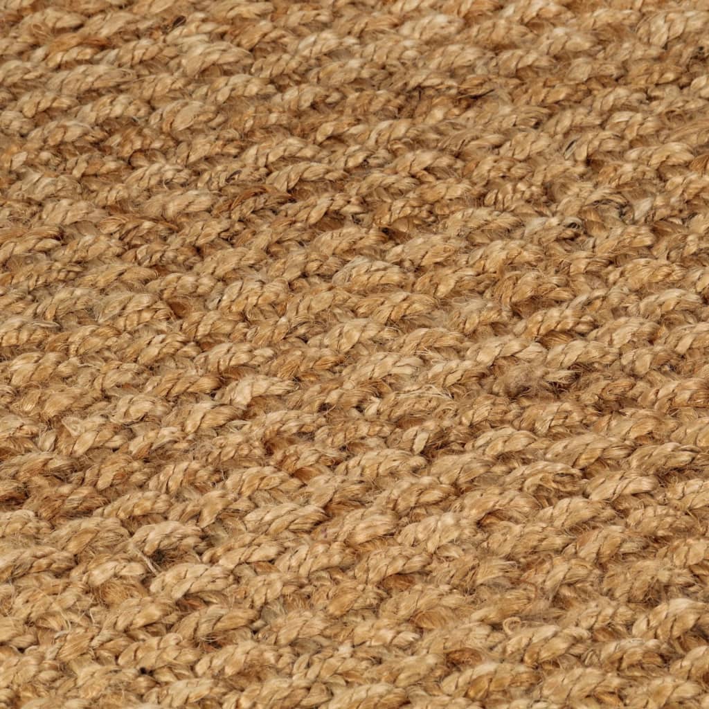 Tappeto Rettangolare Naturale 120x180 cm in Juta