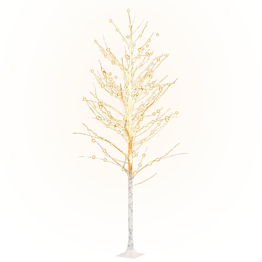 Betulla con LED Bianco Caldo 240 LED 300 cm