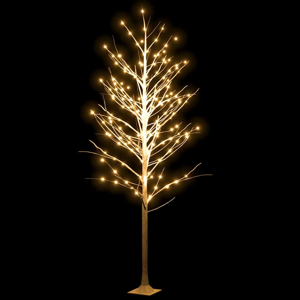 Betulla con LED Bianco Caldo 240 LED 300 cm