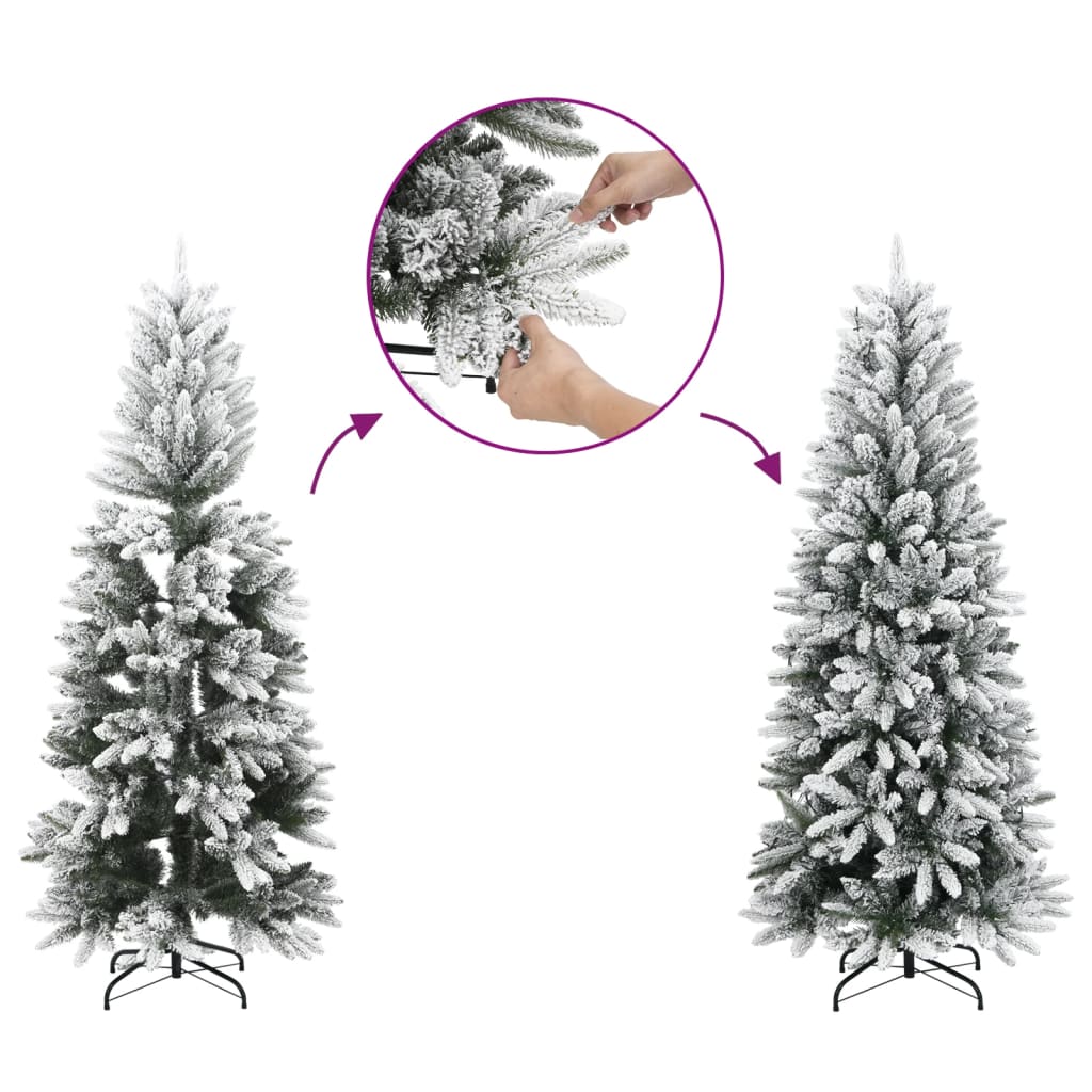 Alberi di Natale Bianco caldo PVC, plastica, acciaio e PE