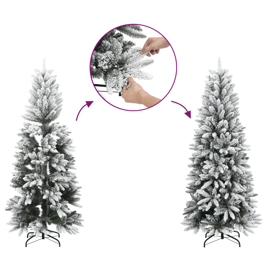 Alberi di Natale Bianco caldo PVC, plastica, acciaio e PE