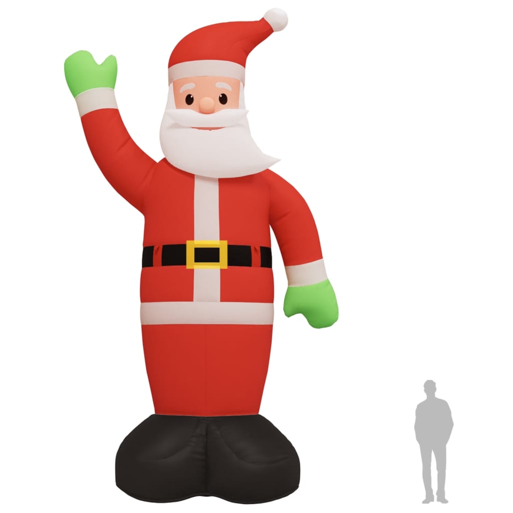 Babbo Natale Gonfiabile con LED 820 cm