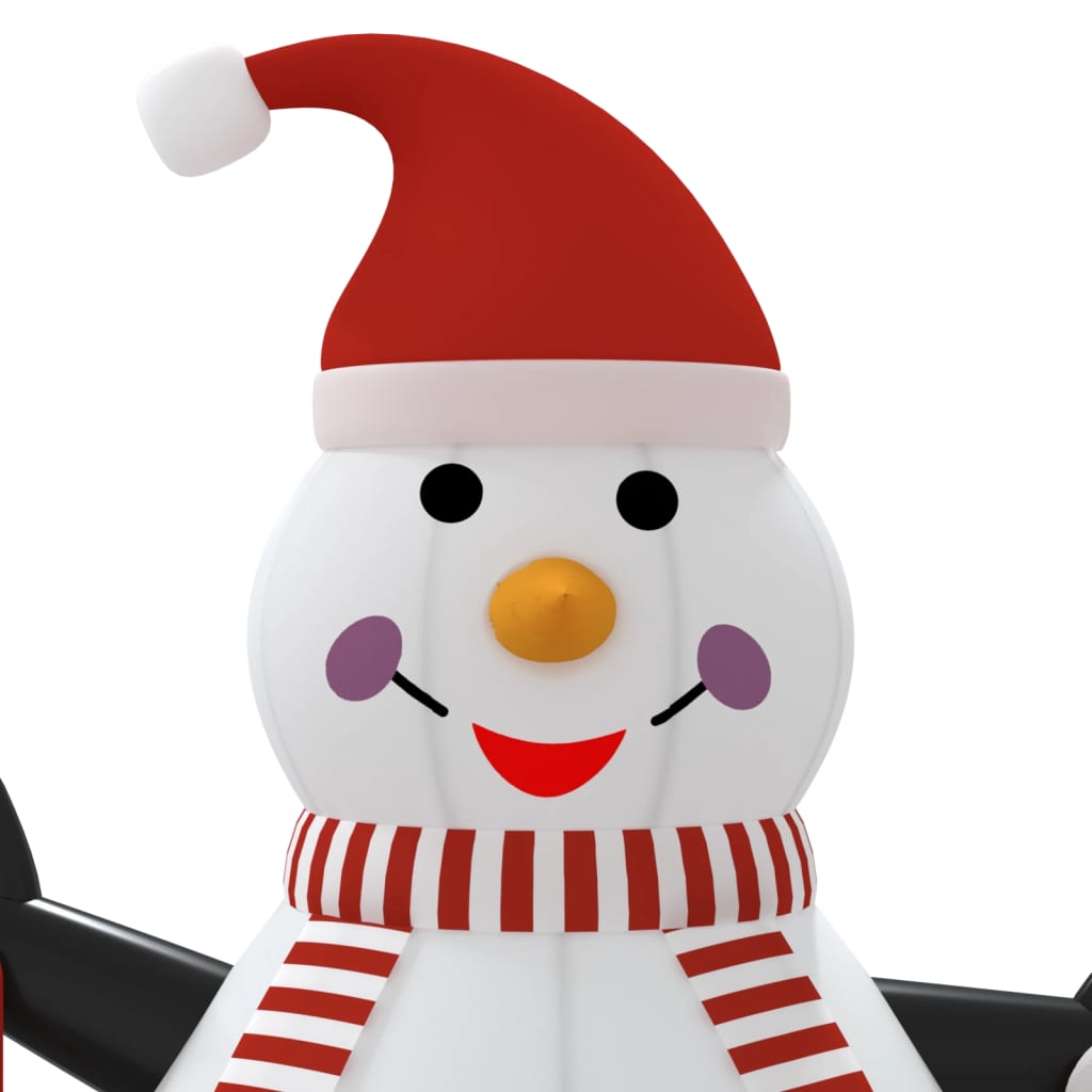 Pupazzo di Neve Gonfiabile con LED 250 cm