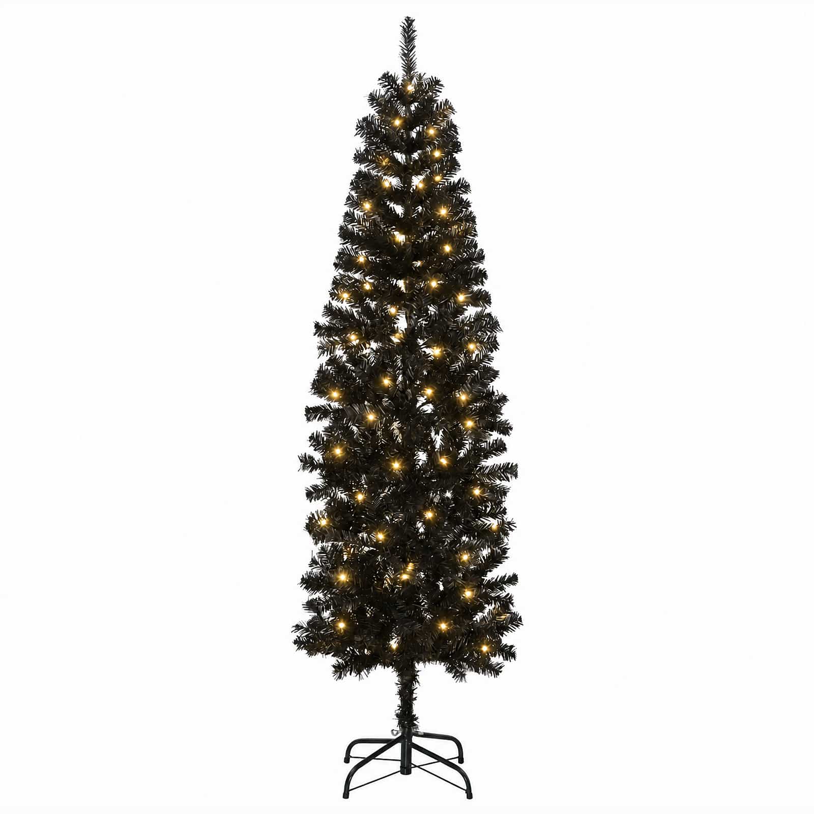 Albero di Natale Artificiale Sottile 180 cm 300 LED