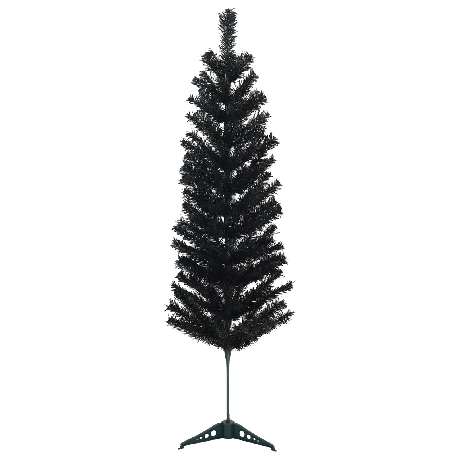 Albero di Natale Artificiale Slim con Palline 120 cm 150 LED