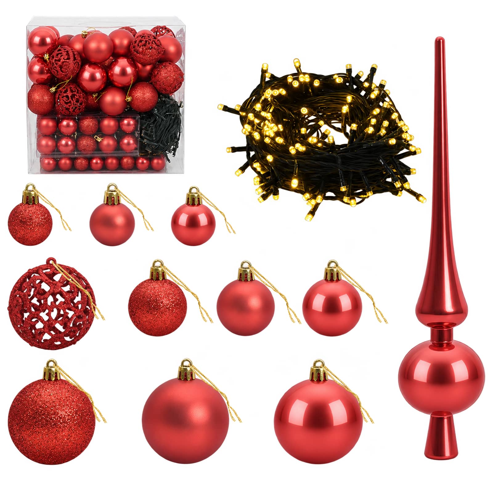 Albero di Natale Artificiale con Rami Pieghevoli 400 cm 600 LED
