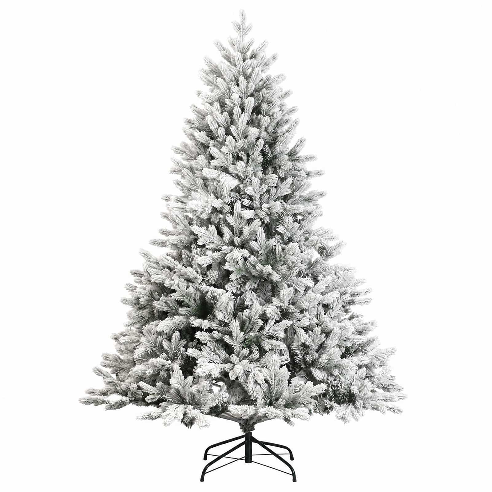 Albero di Natale Artificiale con Rami Pieghevoli 120 cm 150 LED