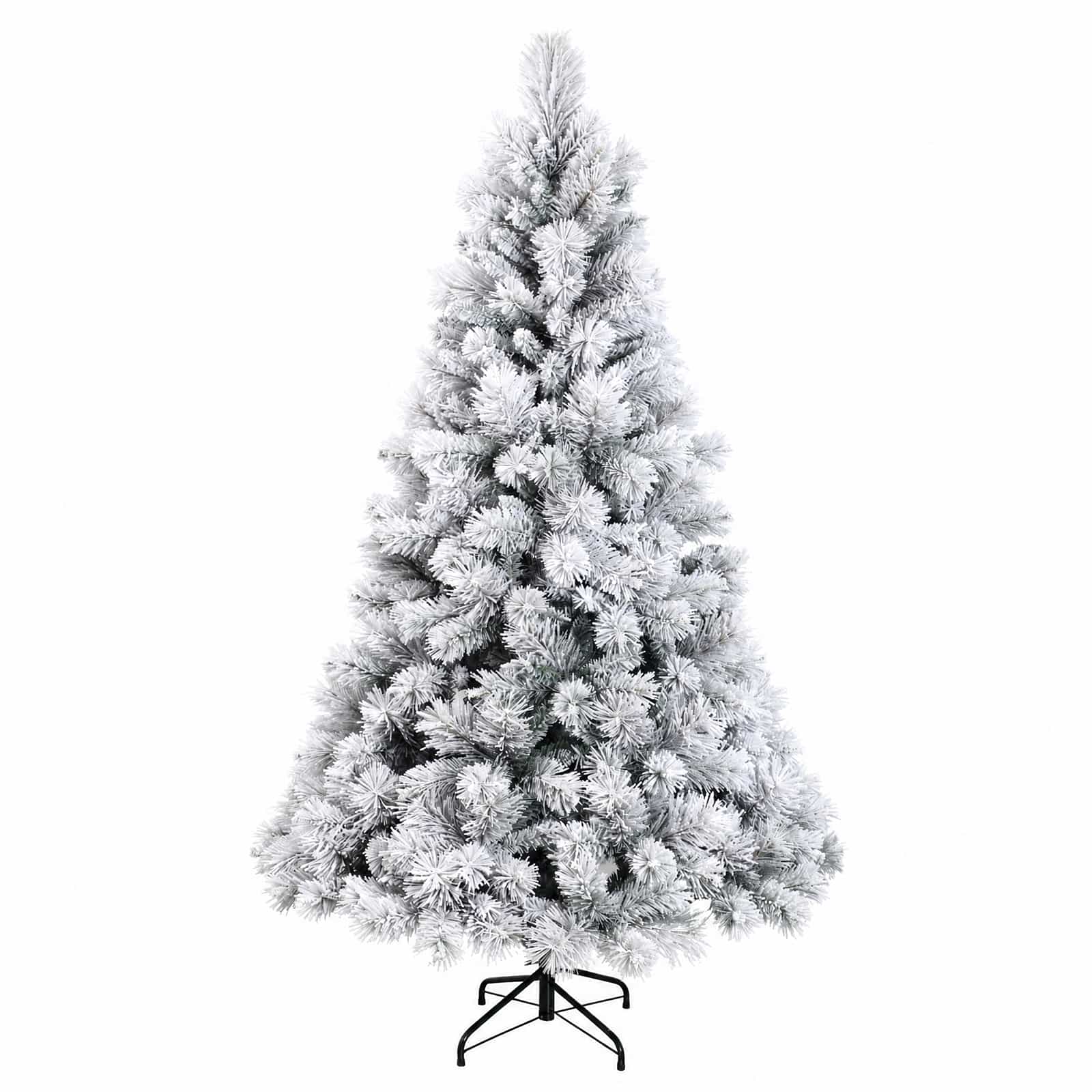 Albero di Natale Artificiale con Rami Pieghevoli 150 cm 150 LED