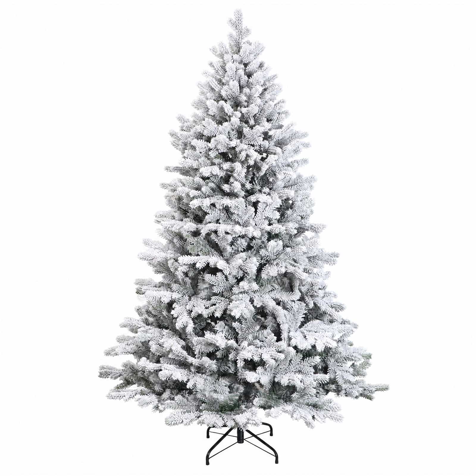 Albero di Natale Artificiale con Rami Pieghevoli 150 cm 150 LED