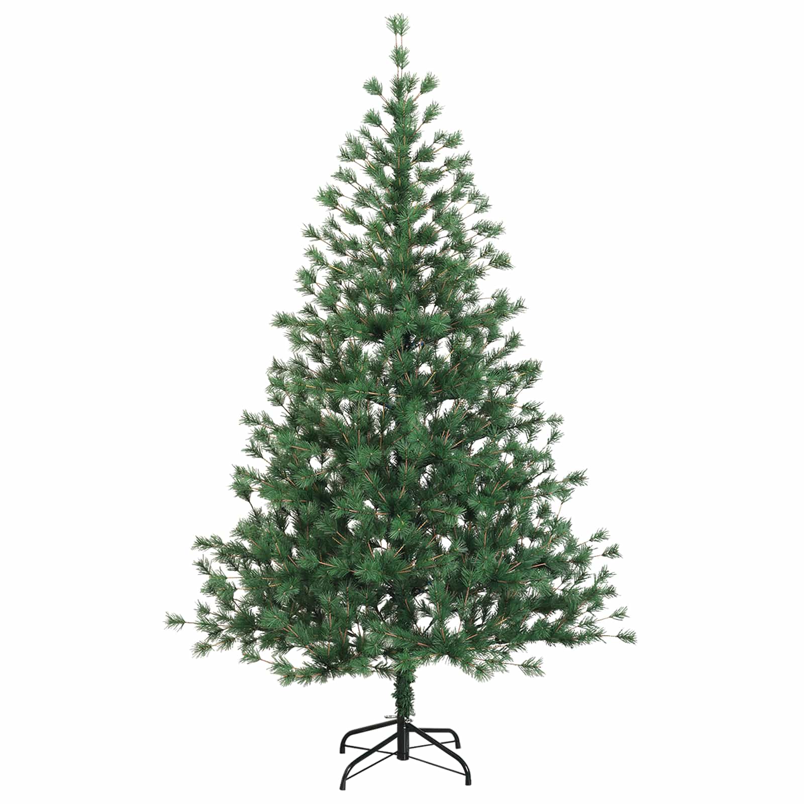 Albero di Natale Artificiale con Rami Pieghevoli 240 cm 300 LED