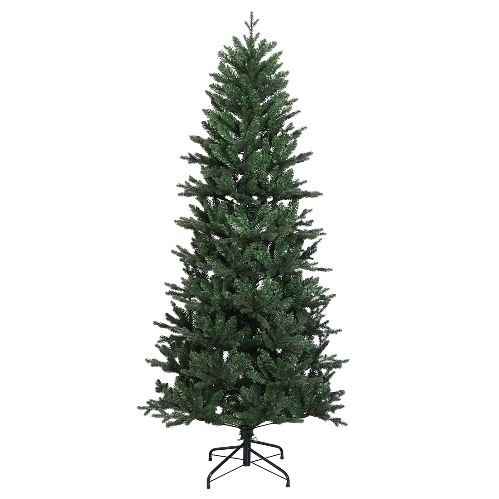 Albero di Natale Artificiale con Rami Pieghevoli 240 cm 300 LED