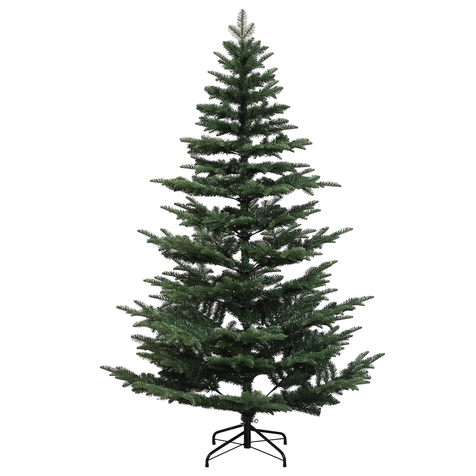 Albero di Natale Artificiale con Rami Pieghevoli 210 cm 300 LED