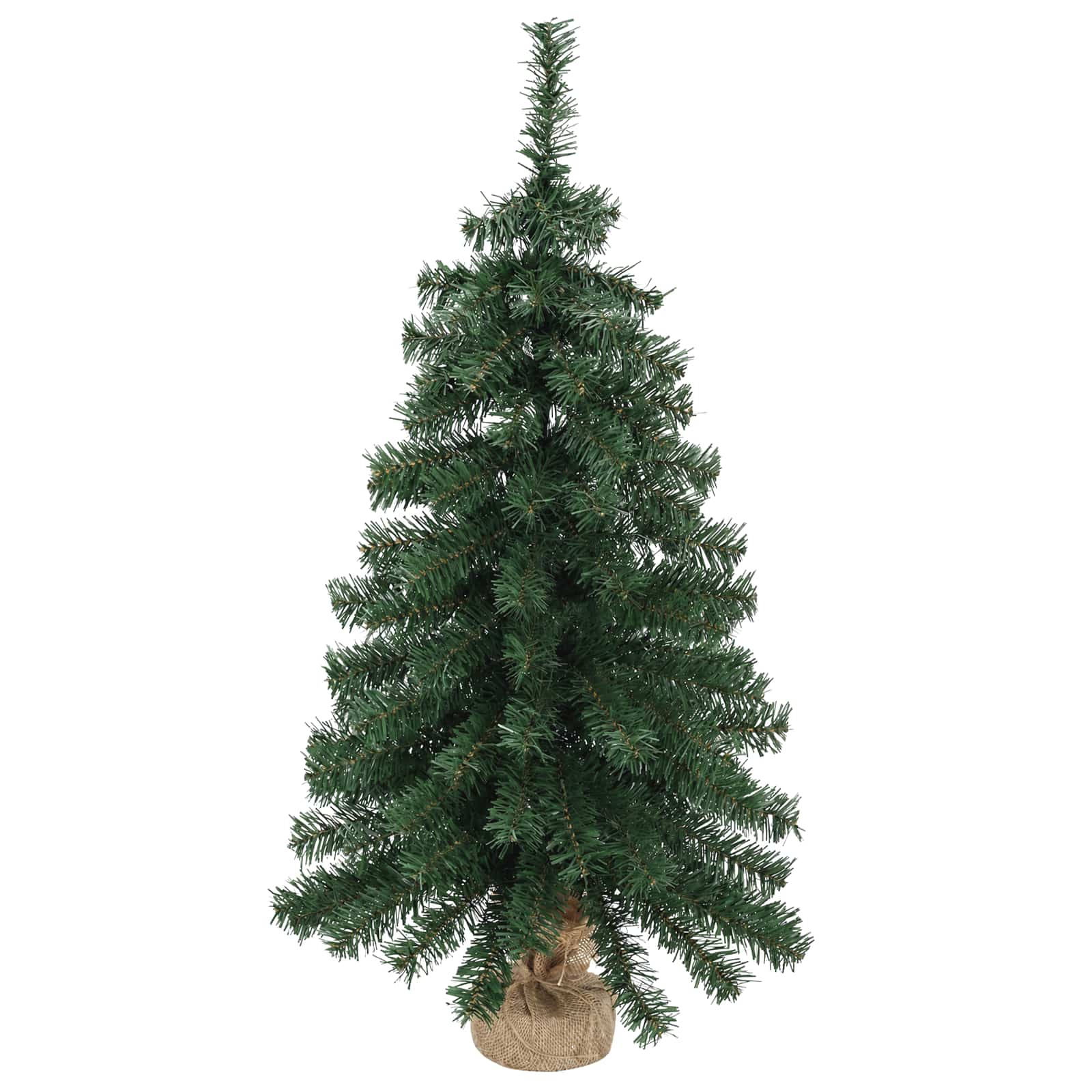 Set mini alberi di Natale 45 cm PVC Verde
