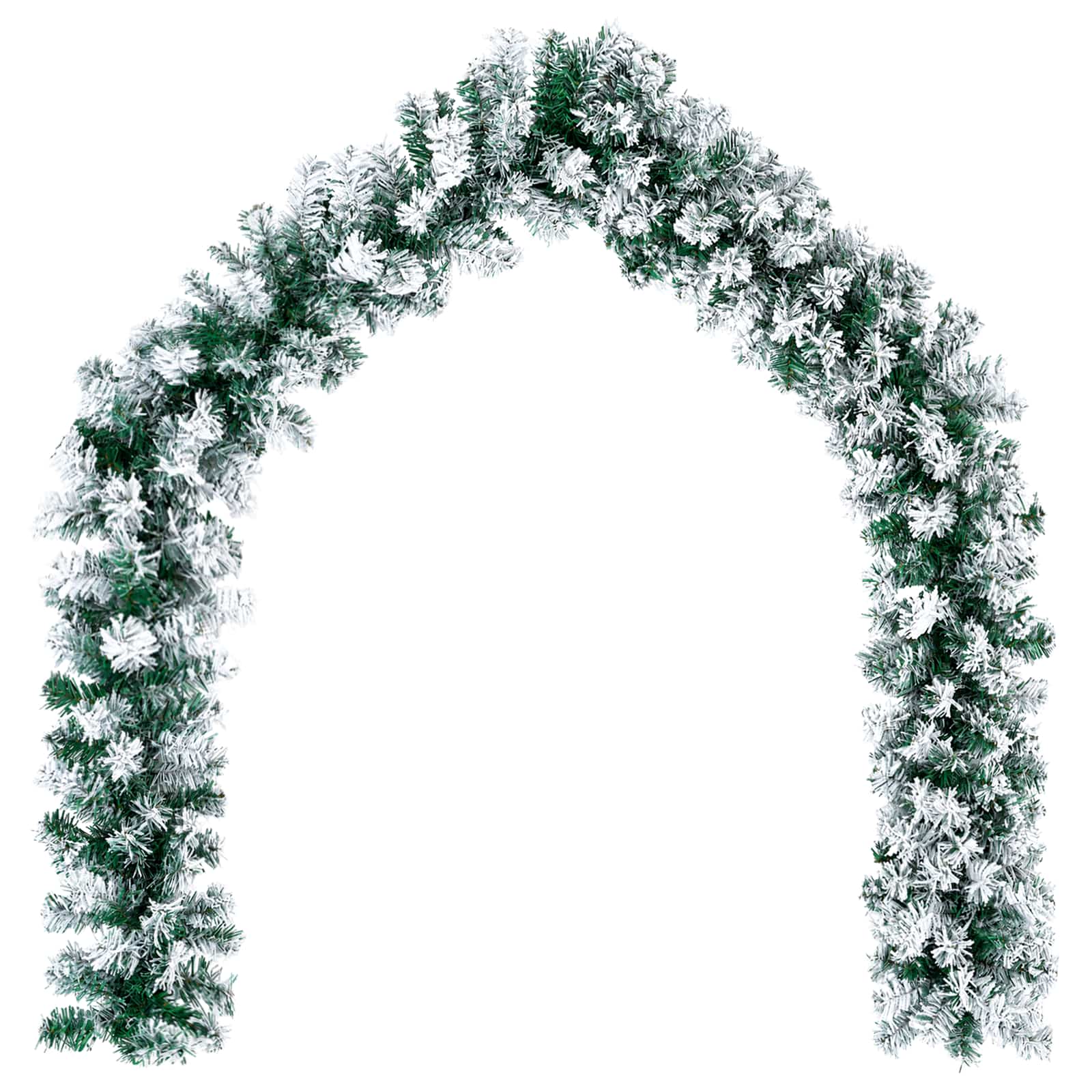 Set mini alberi di Natale 60 cm PVC Bianco