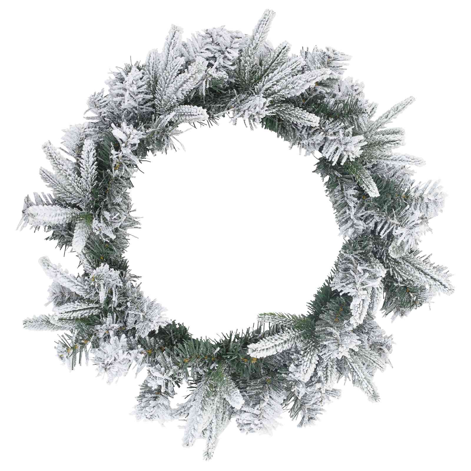 Albero di Natale Mini 60 cm PVC e PE Verde e Bianco