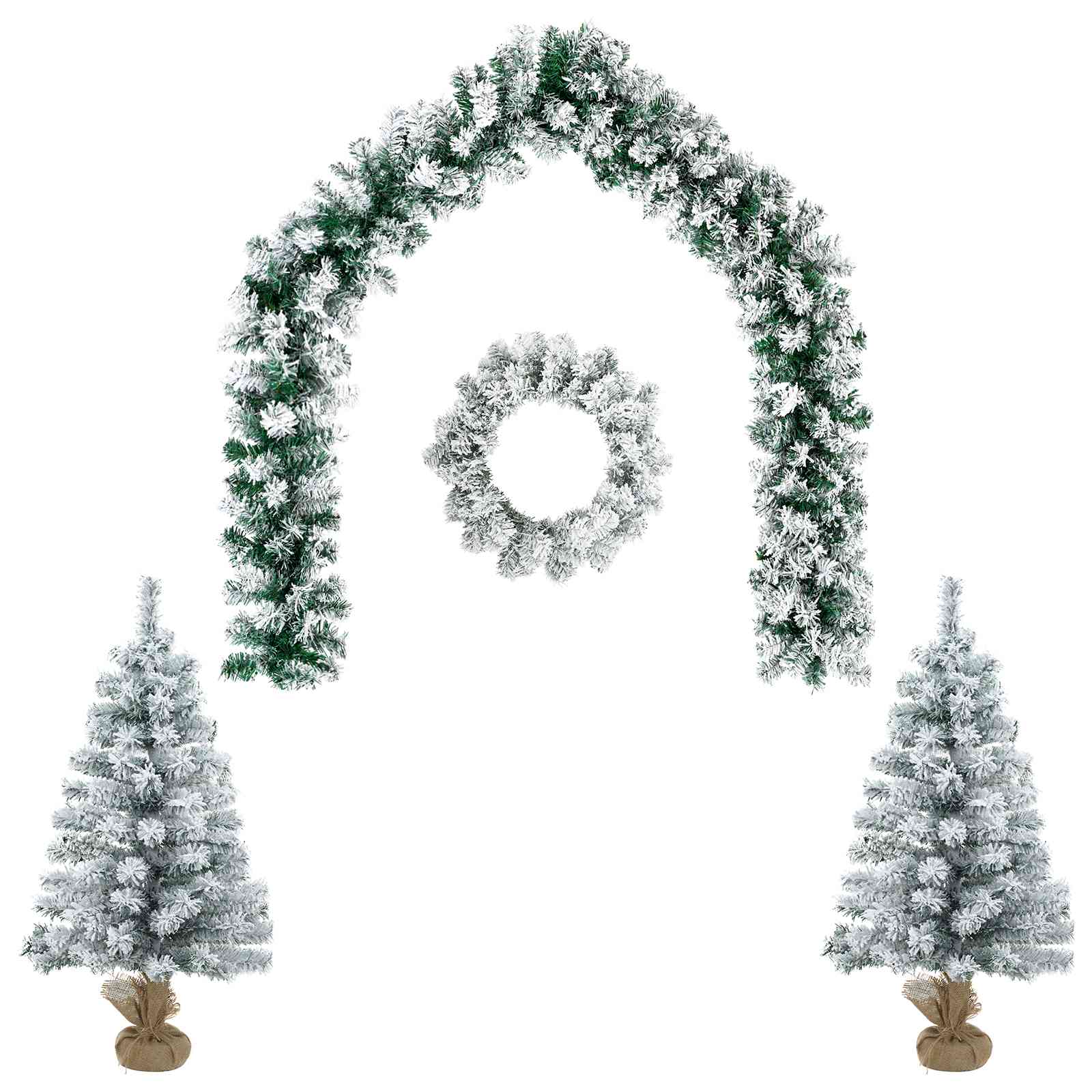 Albero di Natale Mini 90 cm PVC Bianco