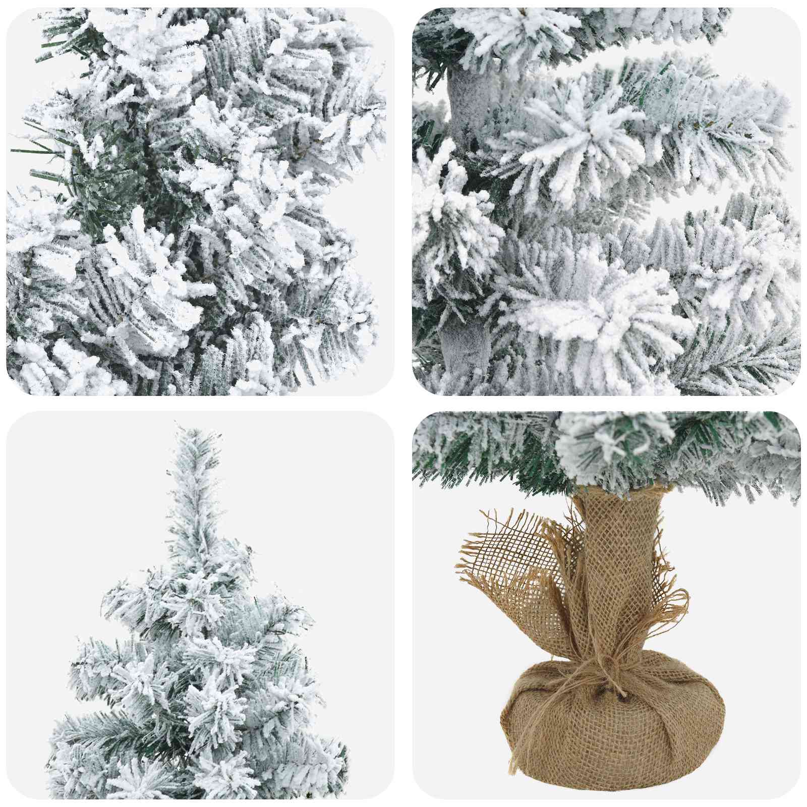 Albero di Natale Mini 90 cm PVC Bianco