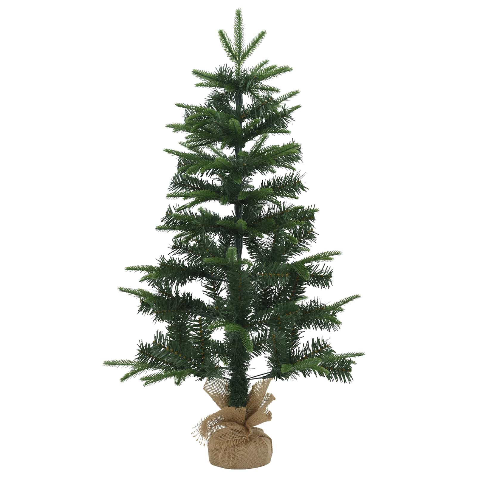 Set mini alberi di Natale 90 cm PVC e PE Verde