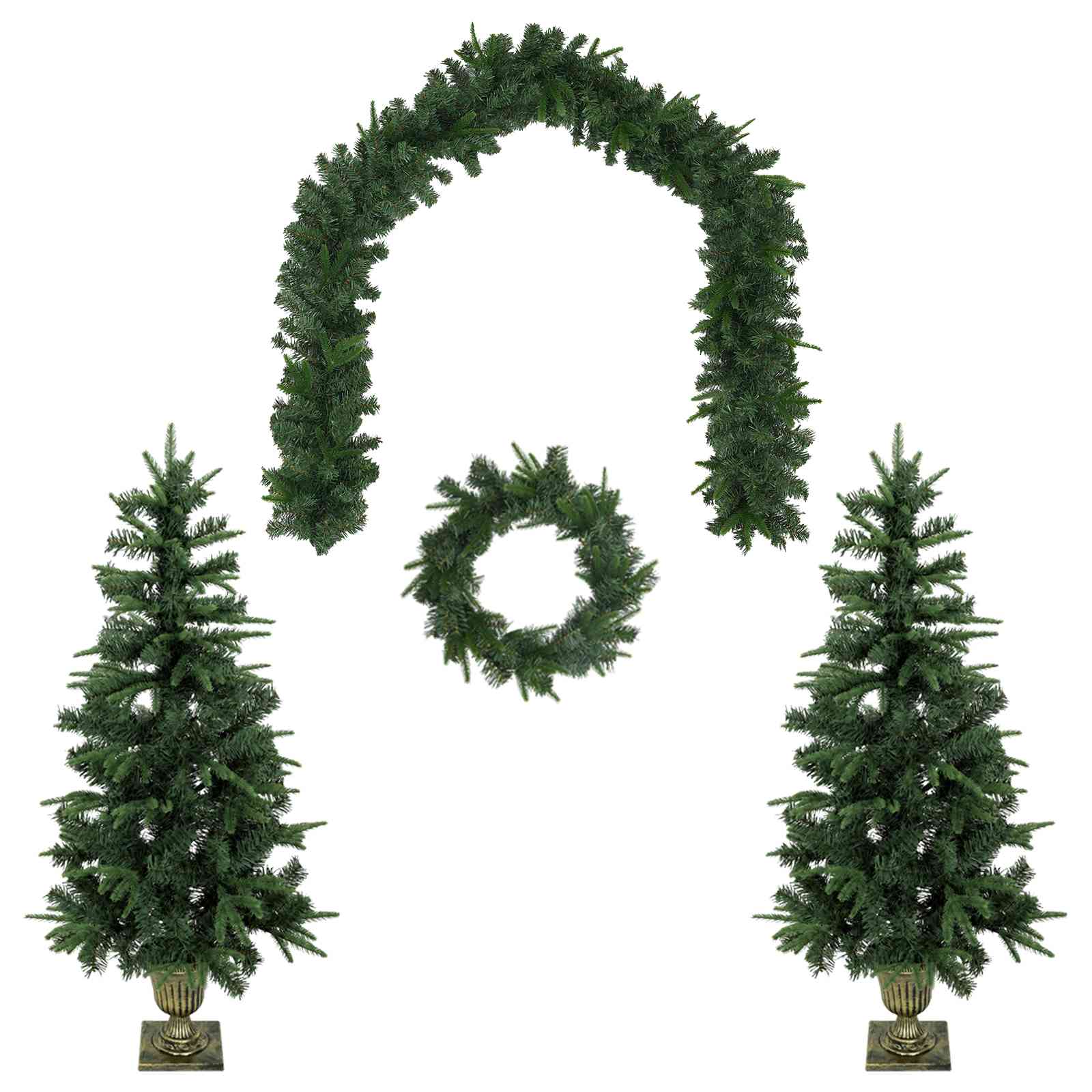 Albero di Natale Mini 120 cm PVC e PE Verde
