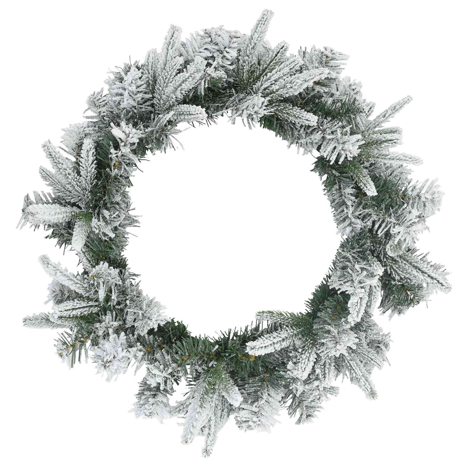 Albero di Natale Mini 120 cm PVC e PE Verde e Bianco