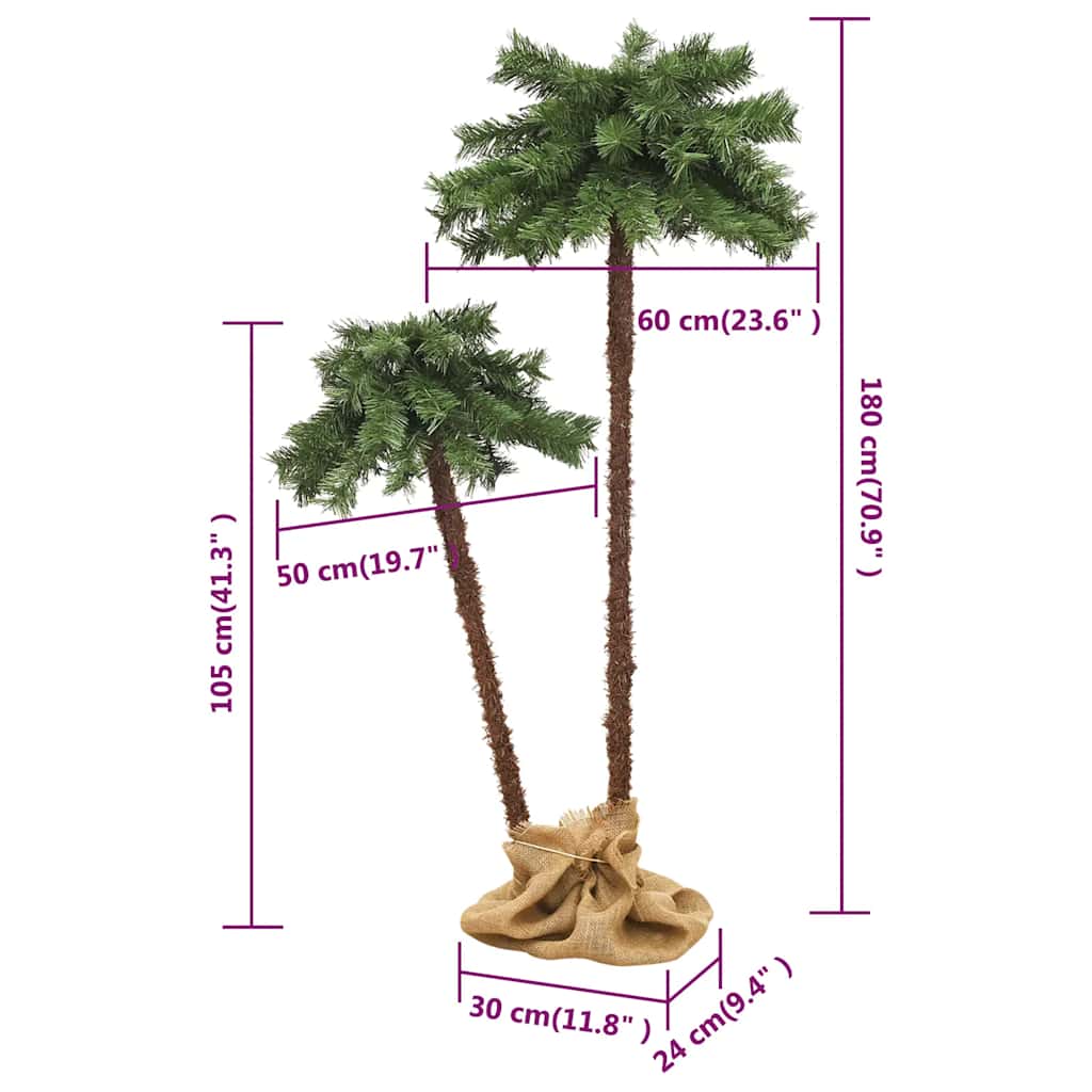 Albero di Natale con LED 105 cm e 180 cm