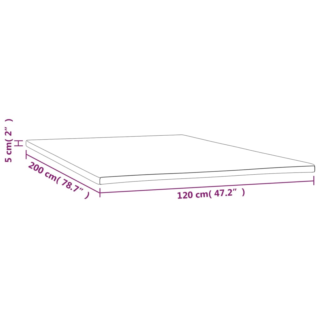 Coprimaterasso 120x200x5 cm