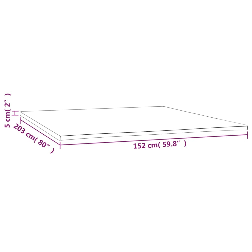 Coprimaterasso 152x203x5 cm Queen
