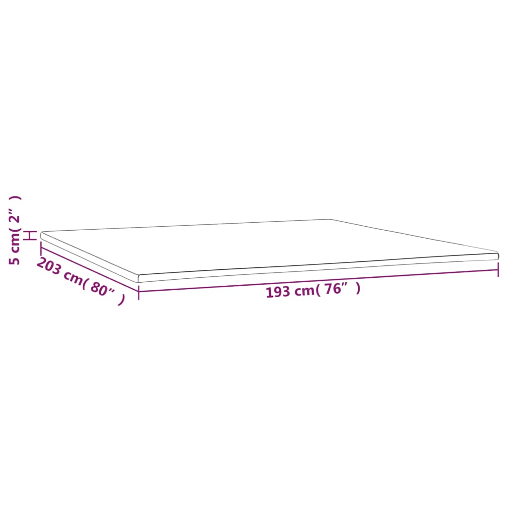 Coprimaterasso 193x203x5 cm King