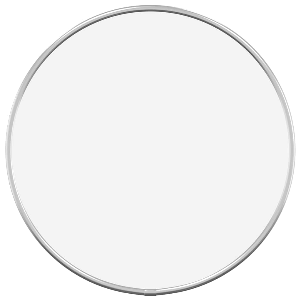 Specchio da Parete Argento Ø 30 cm Rotondo
