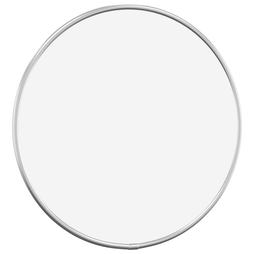 Specchio da Parete Argento Ø 30 cm Rotondo