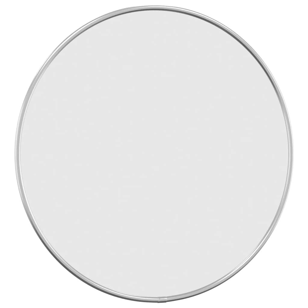 Specchio da Parete Argento Ø 40 cm Rotondo