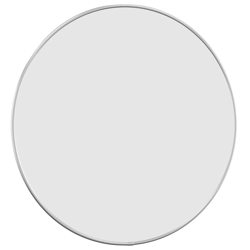 Specchio da Parete Argento Ø 50 cm Rotondo