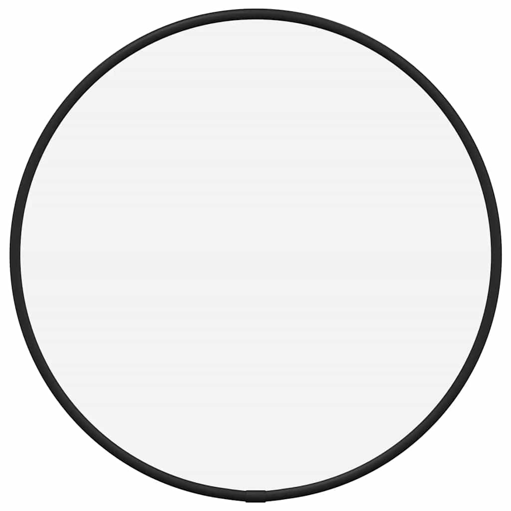Specchio da Parete Nero Ø 30 cm Rotondo