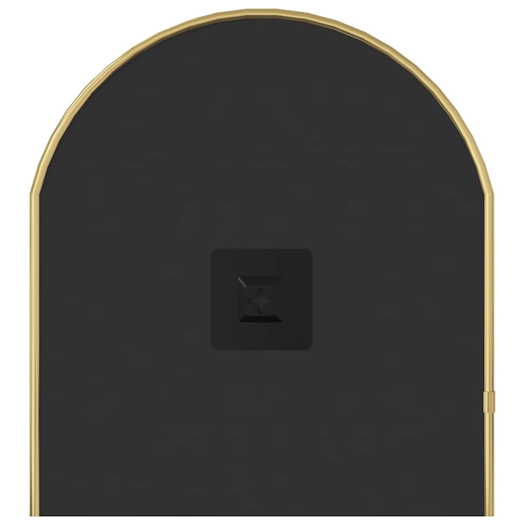 Specchio da Parete Dorato 70x30 cm Ovale