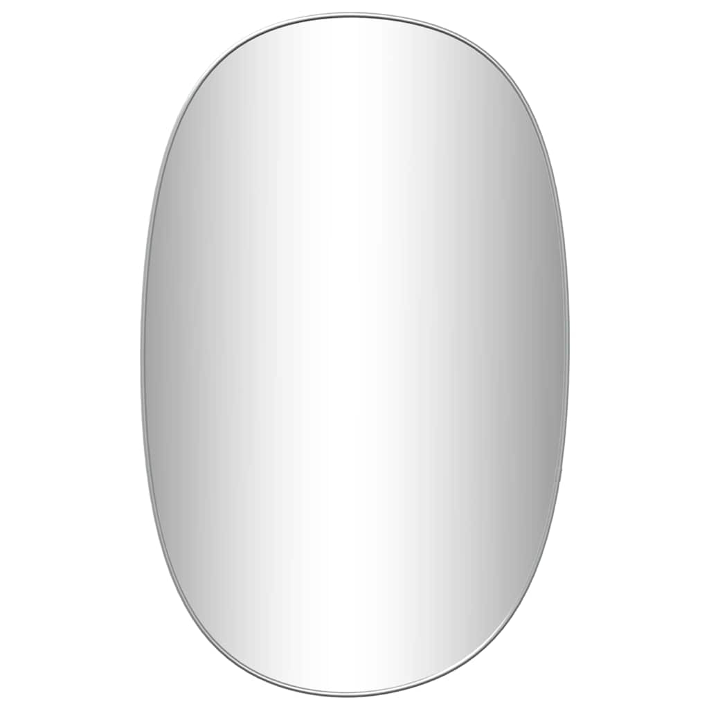 Specchio da Parete Argento 70x45 cm