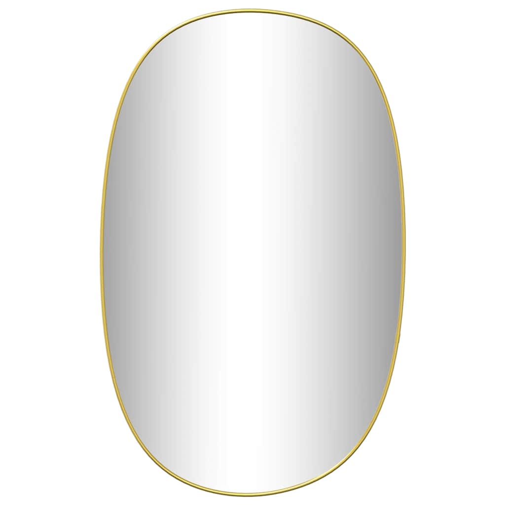 Specchio da Parete Dorato 80x50 cm