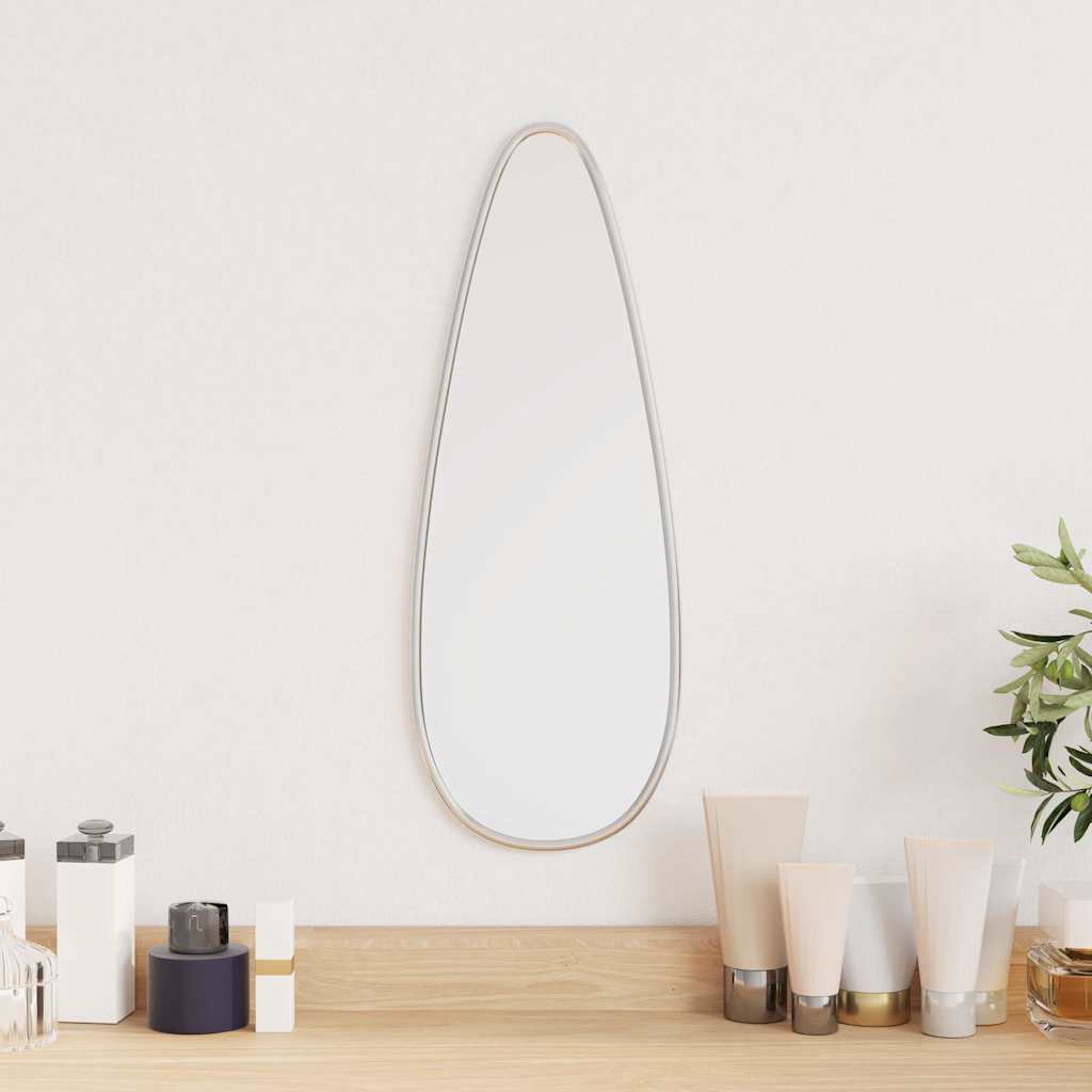 Specchio da Parete Argento 40x15 cm