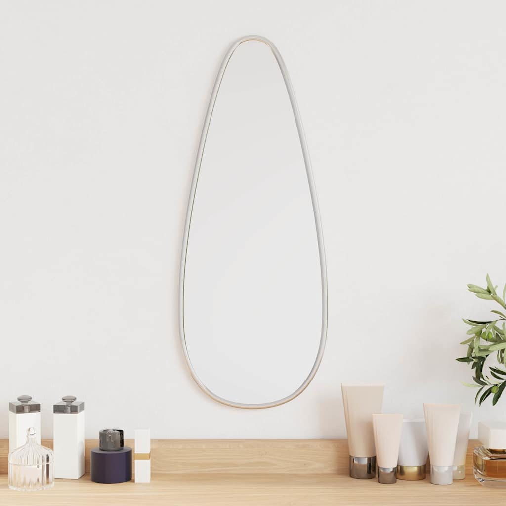 Specchio da Parete Argento 50x20 cm