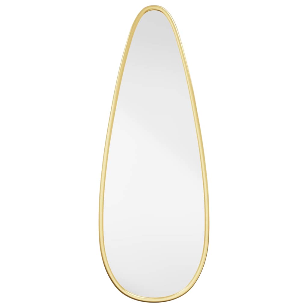 Specchio da Parete Dorato 40x15 cm