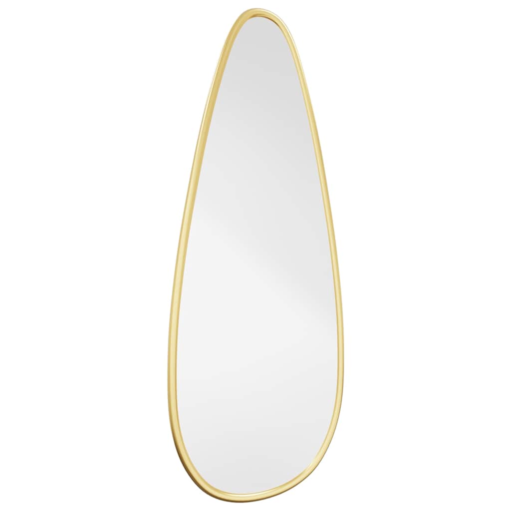 Specchio da Parete Dorato 40x15 cm