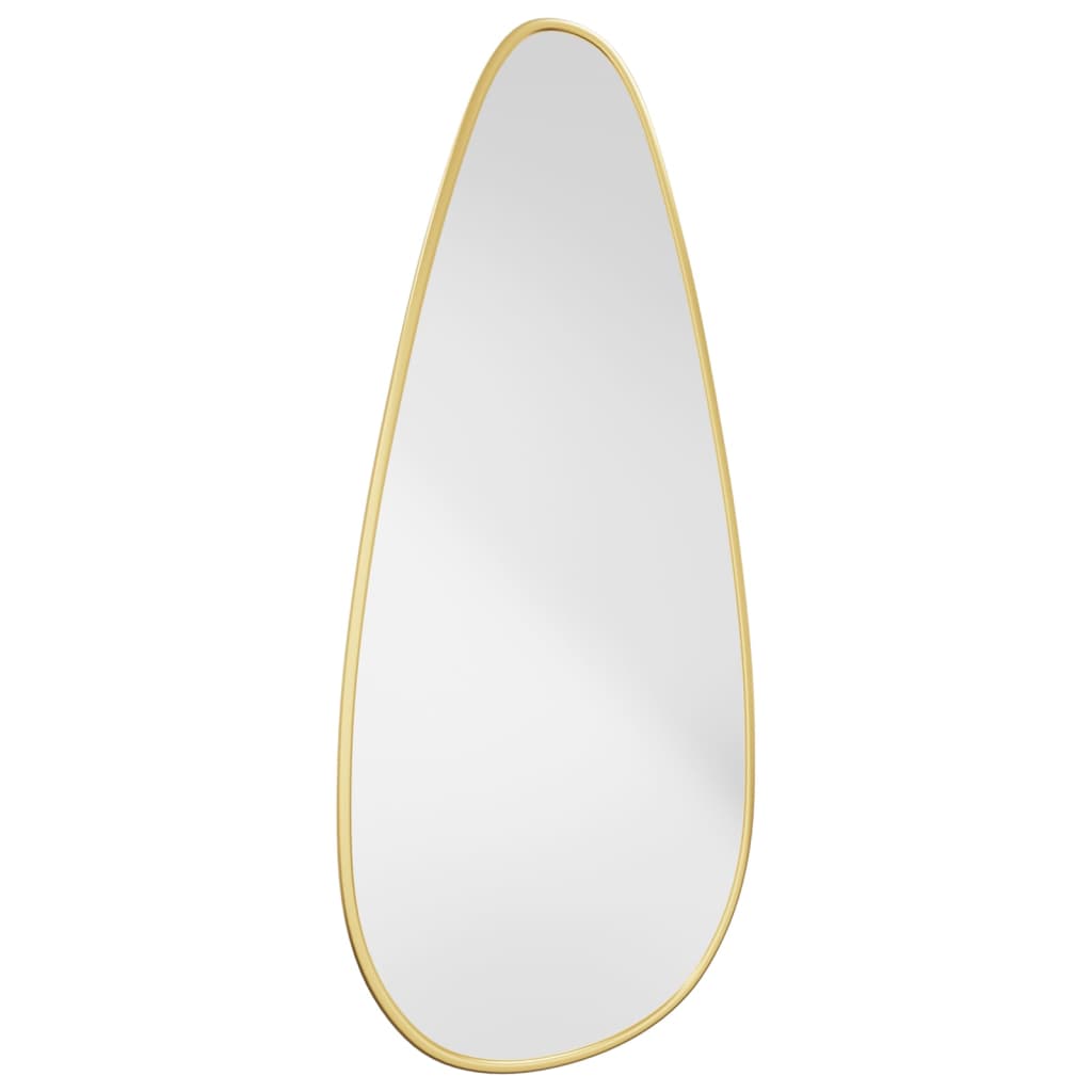 Specchio da Parete Dorato 60x25 cm