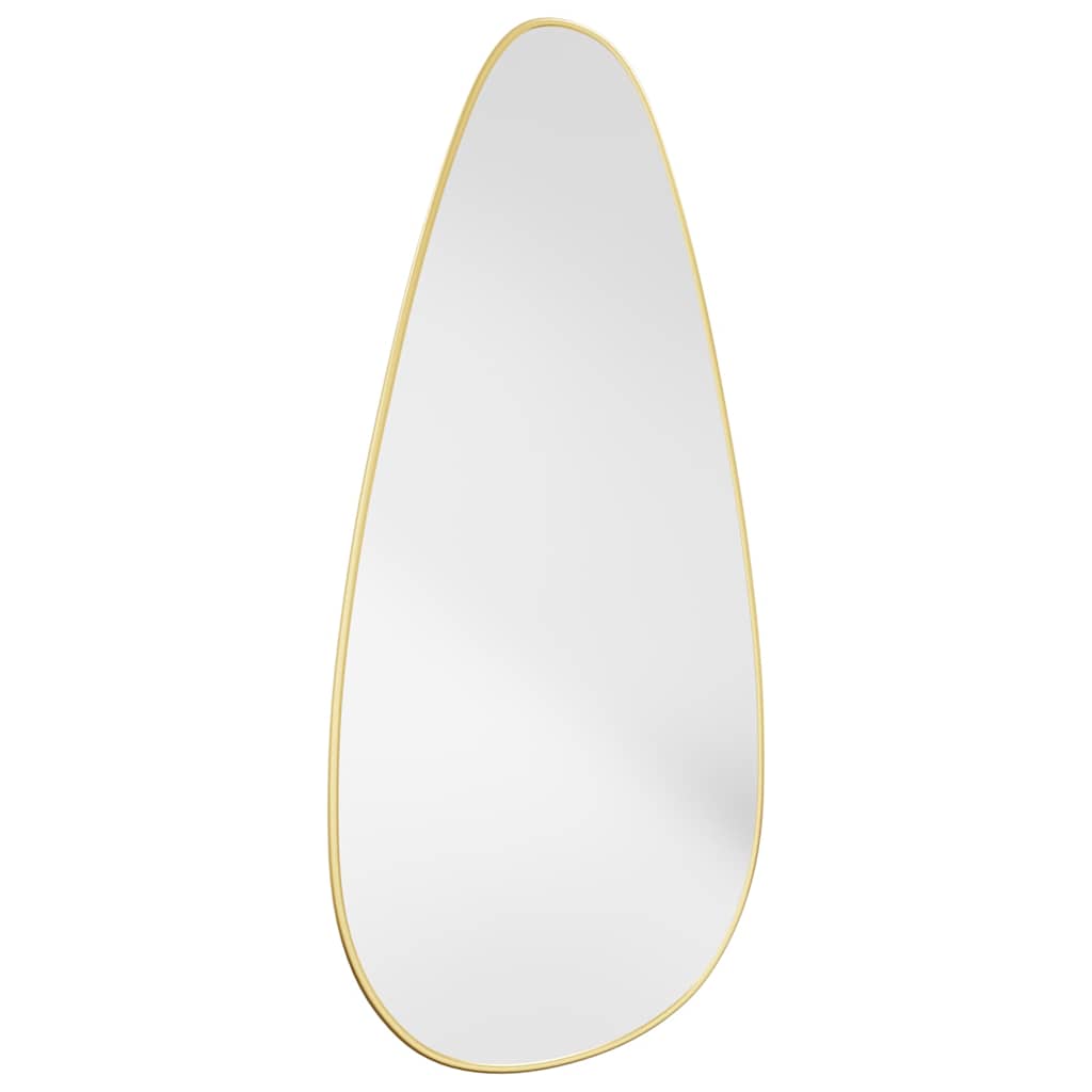 Specchio da Parete Dorato 80x35 cm