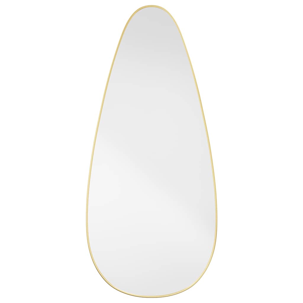 Specchio da Parete Dorato 100x45 cm