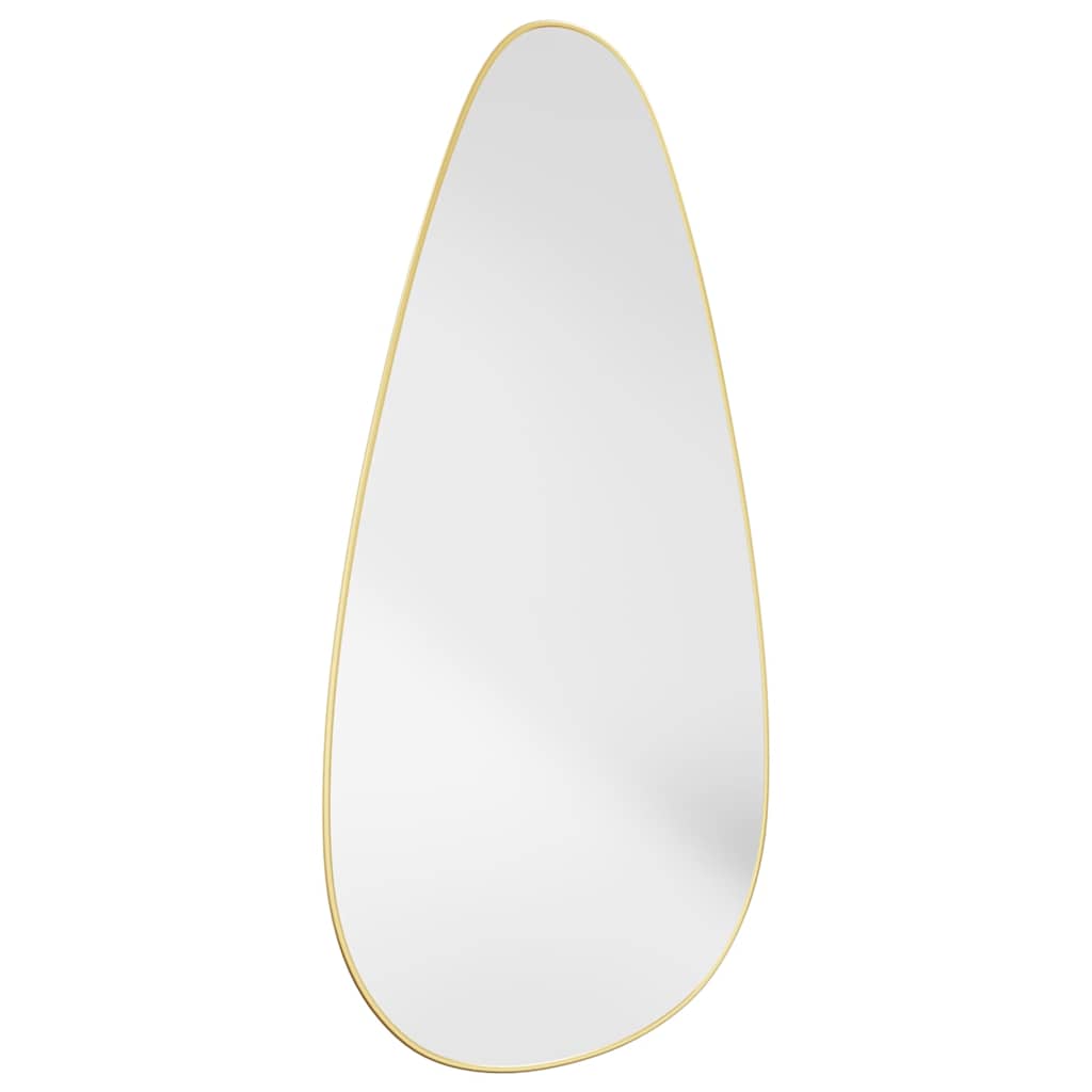 Specchio da Parete Dorato 100x45 cm