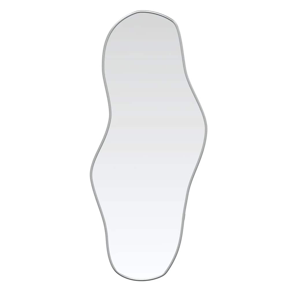 Specchio da Parete Argento 80x35 cm