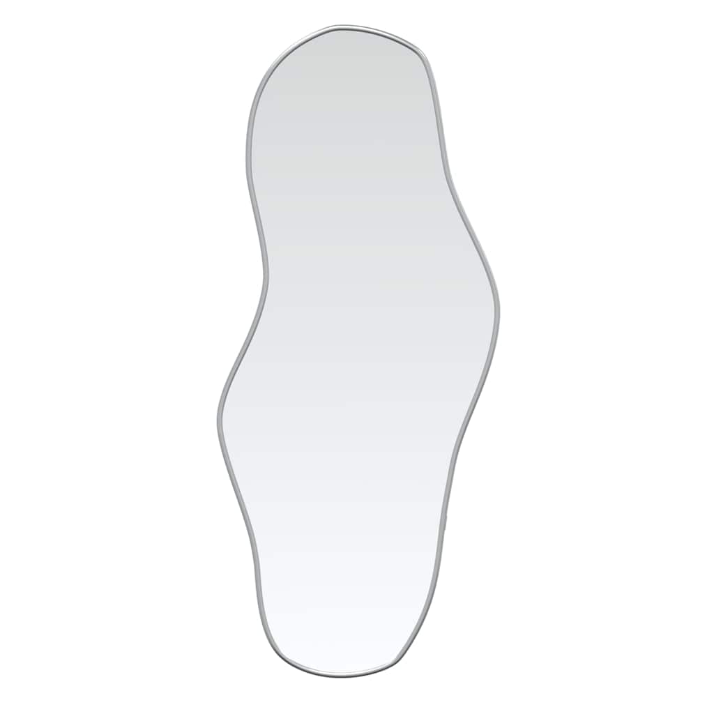 Specchio da Parete Argento 90x40 cm