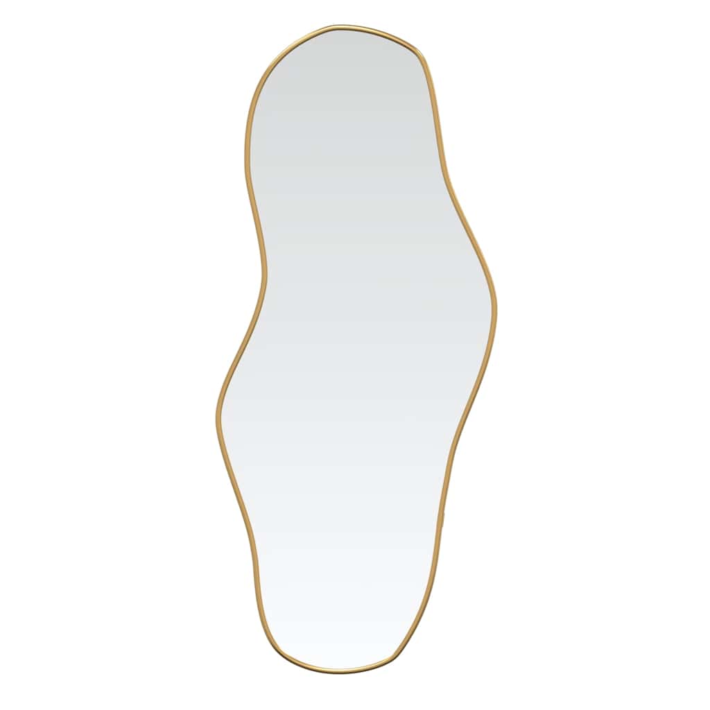 Specchio da Parete Dorato 100x45 cm