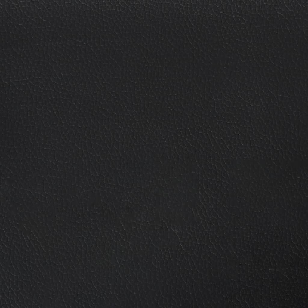 Cuscini Decorativi 2pz Nero 40x40 cm in Similpelle